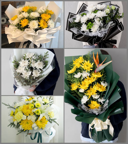 广东江门市鹤山市宅梧镇泗云村白事花束代送